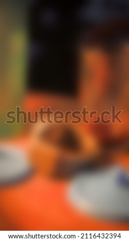 defocused abstract macro background of objects on the table