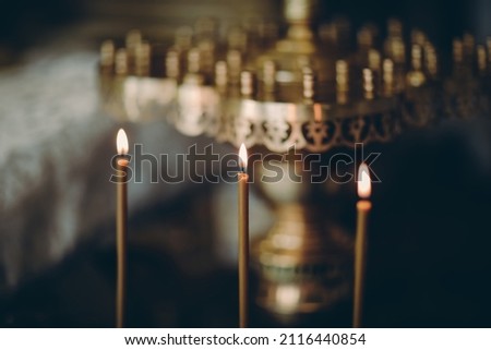 Candle church Christian baptism catholic light