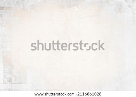 OLD NEWSPAPER BACKGROUND, LIGHT GRUNGY PAPER TEXTURE, WHITE WALLPAPER PATTERN, WEATHERED DESIGN WITH BLANK SPACE FOR TEXT