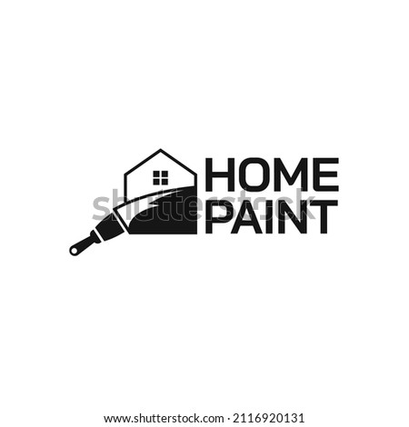 Creative House Paint Concept Logo,Design Templates,symbols,icons