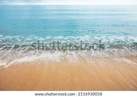 Clear water at gold beach in Bulgaria