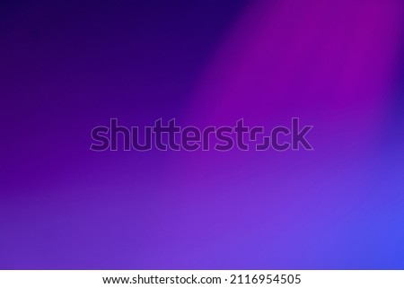 Ultraviolet background. Defocused neon light. UV led rays. Blur pink purple blue color gradient smooth glow beam pattern on dark abstract mask layer. Royalty-Free Stock Photo #2116954505