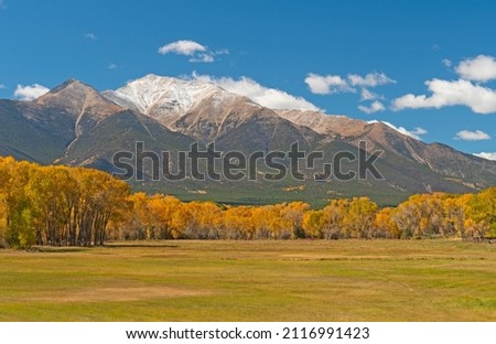 Mountain Meadow in the Fall near Fairplay, Colorado Royalty-Free Stock Photo #2116991423