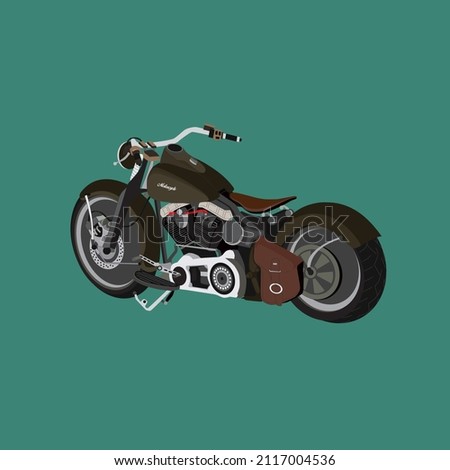 motorcycle vector ilustration for bike 