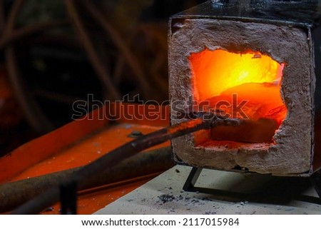 A small Homemade metal Forge