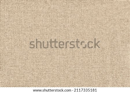 Beige cotton woven sofa cushion fabric texture background. High resolution photography Royalty-Free Stock Photo #2117335181