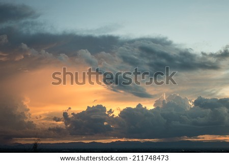clouds and dramatic sky background