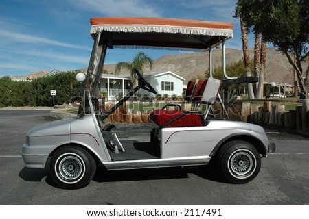 Stylistic Golf Cart