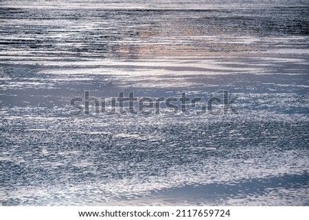 Glittering ice texture abstract background