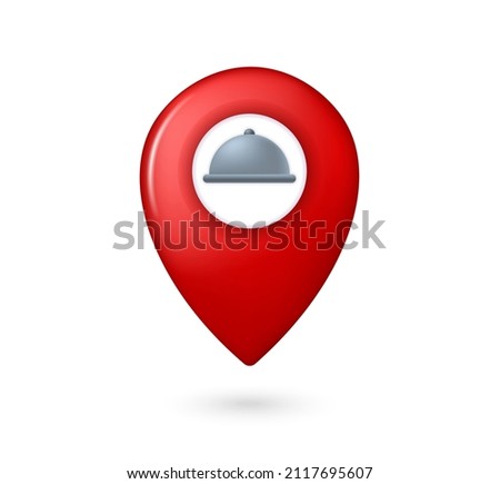 Navigator pin locator.  Creative GPS map pointer. Geolocation sign isolated on white background. sign done,
 shop, market, outlet store 3D illustration
