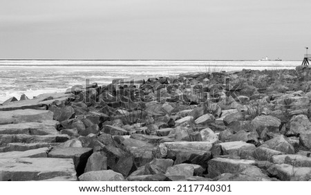 Cleveland Winter Coast Lake Erie