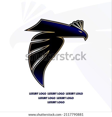 The logo design for an eagle theme company