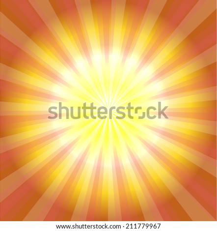 Abstract yellow laser light background vector
