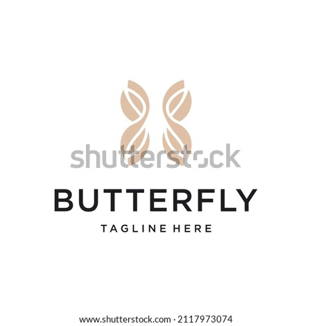 Butterfly logo design style	 inspiration