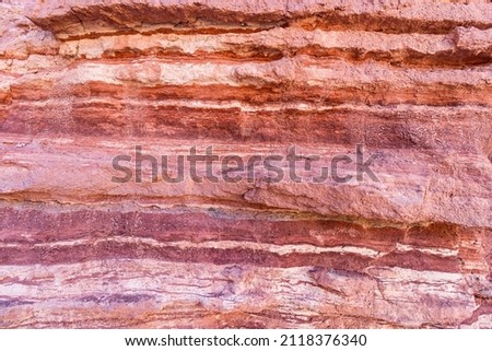 View of red desert rocks in Timna natural park in Negev, Eilat, Israel
 Royalty-Free Stock Photo #2118376340