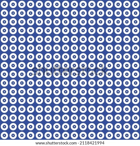 geometric pattern for retro background, graphical design, abstract art or modern fashion. blue polka dot background.
