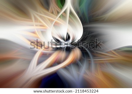 Multi Color Abstract Gradient Crossing Wavy Background