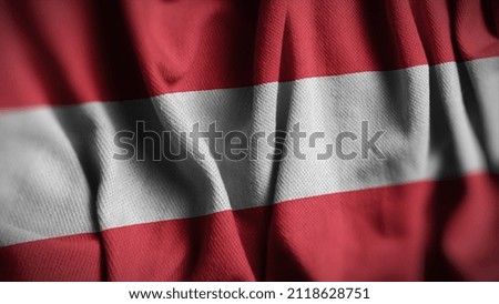 Close up of the Austria flag. Austria flag of background. Flag of Austrian.