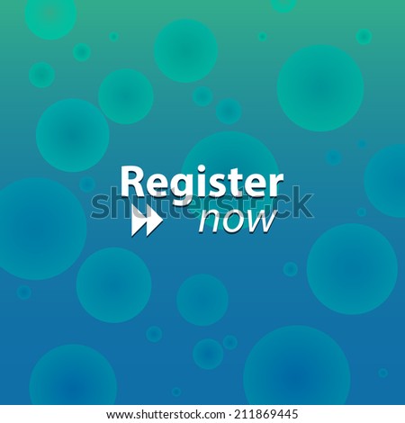 Beautiful Register now web icon