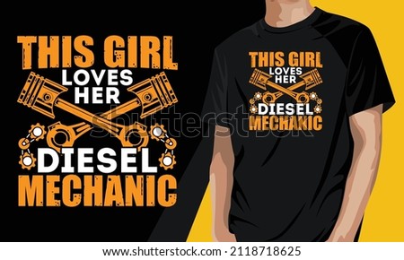 A mechanic lover always like this t-shirt