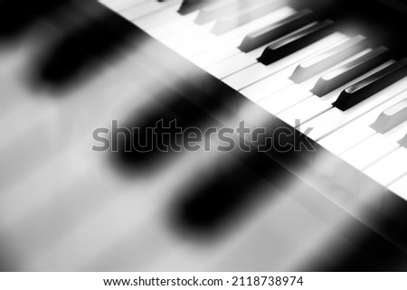 Abstract art background of piano keys, musical creative background