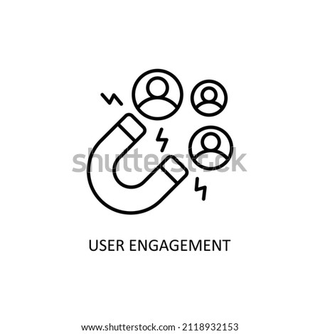 User Engagement Vector Outline icons for your digital or print projects. Royalty-Free Stock Photo #2118932153