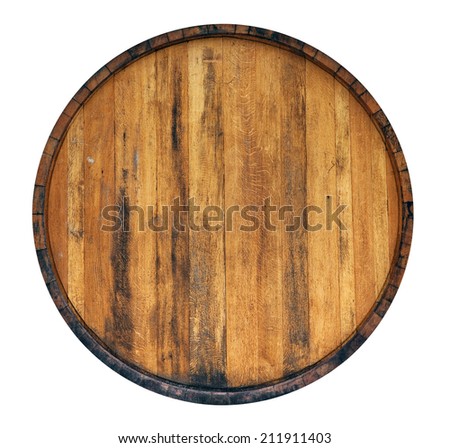 Barrel isolated on white background Royalty-Free Stock Photo #211911403