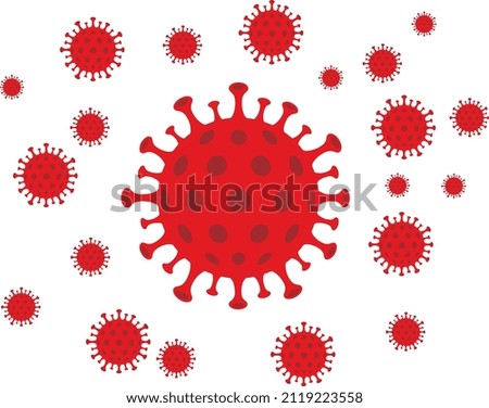 Covid 19 corona virus clip art vector