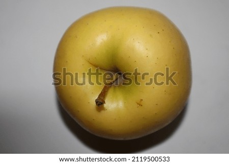 Green yellow pear apple, fruit