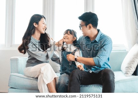 asian family pictures at home