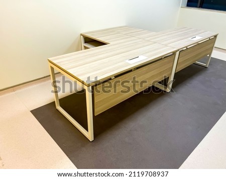 New desk in hospital departments 
