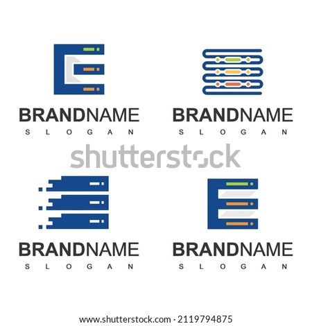 Cloud Data And Server Logo Bundle