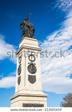 War Memorial at Plymouth Hoe, Devon, England UK Europe