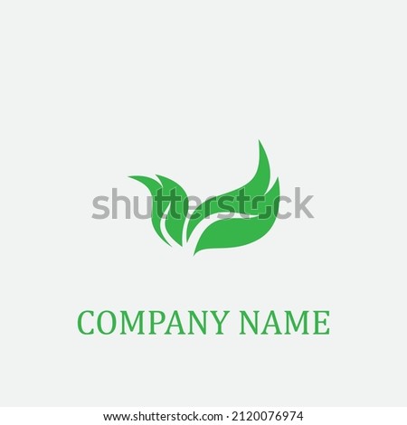 natural leaf logo, beautiful, one with nature, natural, green for the earth.
