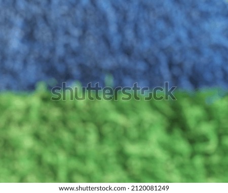 Defocused of abstract green and blue for background texture