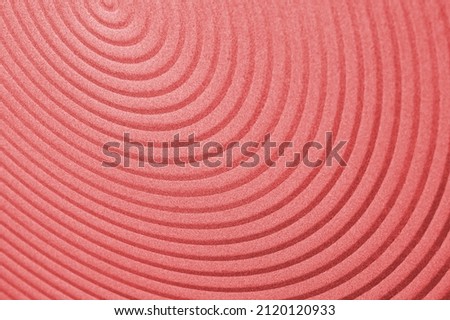 Abstract coral background with circles, selective focus, close-up, place for text, copy space