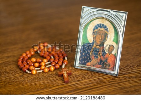 Icon of the Virgin Mary with Infant Jesus of Czestochowa