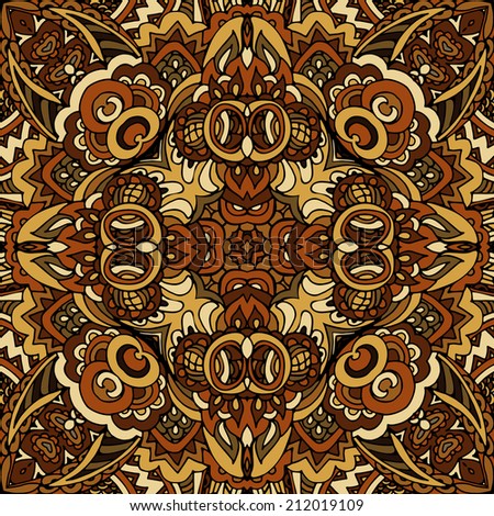 Vector abstract ethnic  seamless pattern tribal