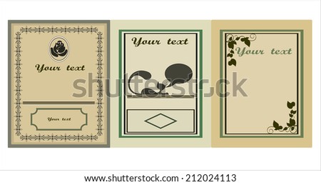  frame designs can be use for book cover