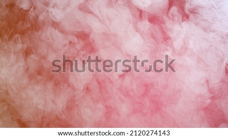 Atmospheric smoke, abstract color background, close-up. Royalty-Free Stock Photo #2120274143