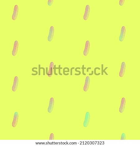 Cucumbers pattern in vibrant gradient holographic neon colors. Concept art. Minimal surrealism background