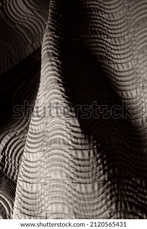 Close up of a curtain