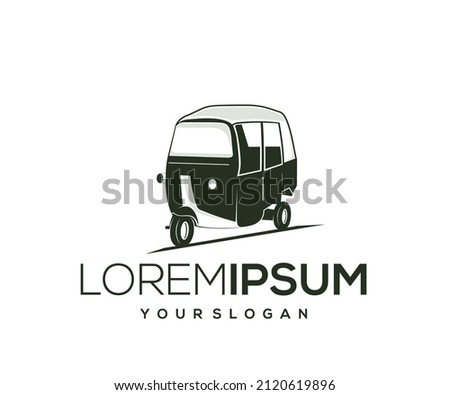 retro cars transportation logo design silhouette