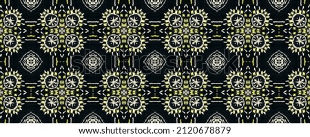 Gold Old Pattern. Black Geometric Batik. Gold Ink Drawing. Pen Craft Background. Tile Endless Batik. Black African Wall Sketch. Asian Design Texture. Seamless Print Pattern. Eastern Majolica Batik