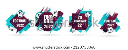 Qatar football cup 2022. ball graphic Qatar design vector illustration. Qatar stylish background gradient