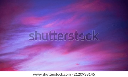 Amazing Purple and Pink Clouds