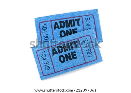 Event ticket  Royalty-Free Stock Photo #212097361