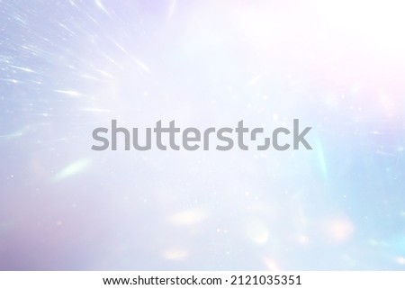 Blurred refraction light, bokeh or organic flare overlay effect Royalty-Free Stock Photo #2121035351
