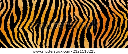 tiger skin print as background for your design Royalty-Free Stock Photo #2121118223