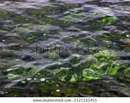 shimmering shades of sea water